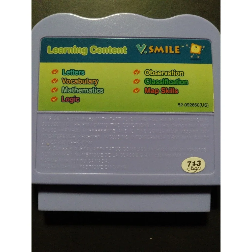 Vtech V.smile Disney's Pixar Cars Rev it up  CARTRIDGE